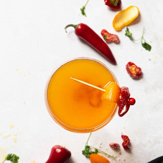 Saffron and Grapefruit Cocktail - Recipe photo by pageandplate