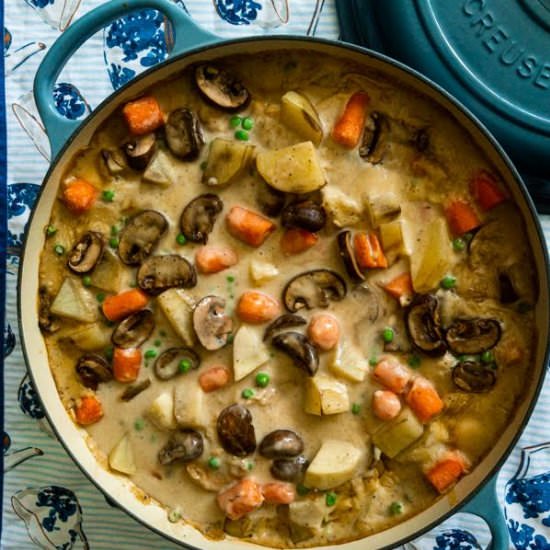 Nana B's Chicken Pot Pie - Recipe photo by ThreeTeasKitchen