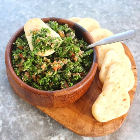 Simple Tabouli Salad - Recipe photo by MediterraneanLatinLoveAffair