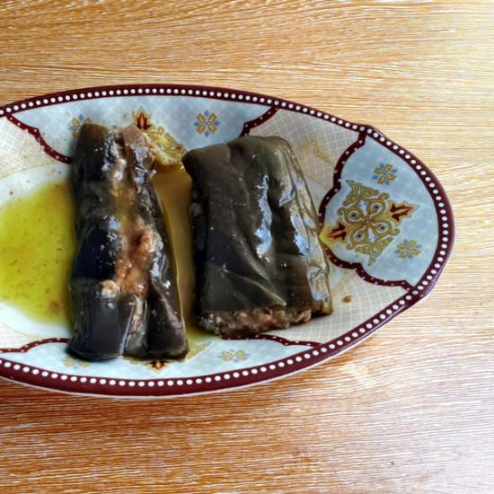 Makdous Recipe (Pickled Eggplant) - Recipe photo by saodeh
