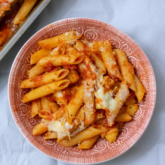 Pasta Parmesan Bake - Recipe photo by mghthakkar