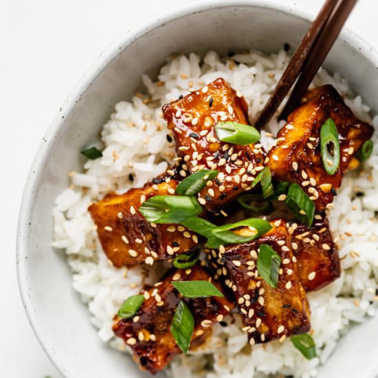 Orange Tofu - Recipe photo by choosingchia