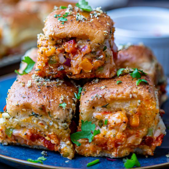 Veg Pizza Sliders - Recipe photo by ShwetaintheKitchen