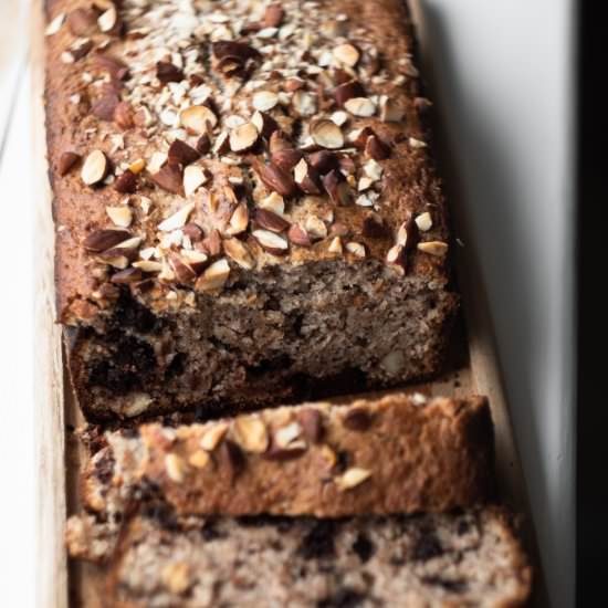 Choc Chunk Banana Bread - Recipe photo by nothangryanymore