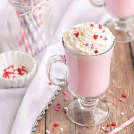 Valentine's Day Hot Chocolate - Recipe photo by confessionsofparenting
