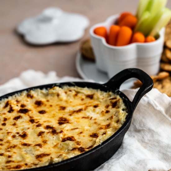 Mayo-Free Artichoke Dip - Recipe photo by leisurefanclub