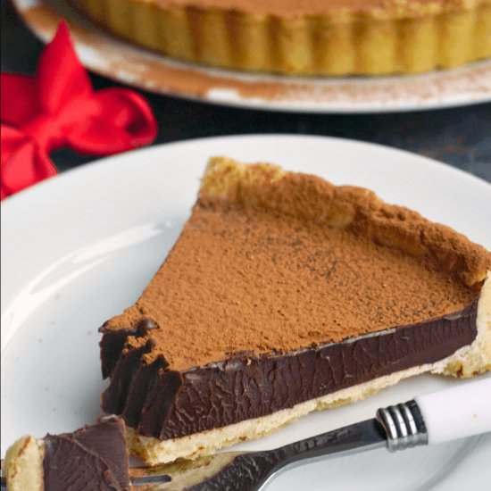 Dark Chocolate Tart - Recipe photo by mygorgeousrecipes