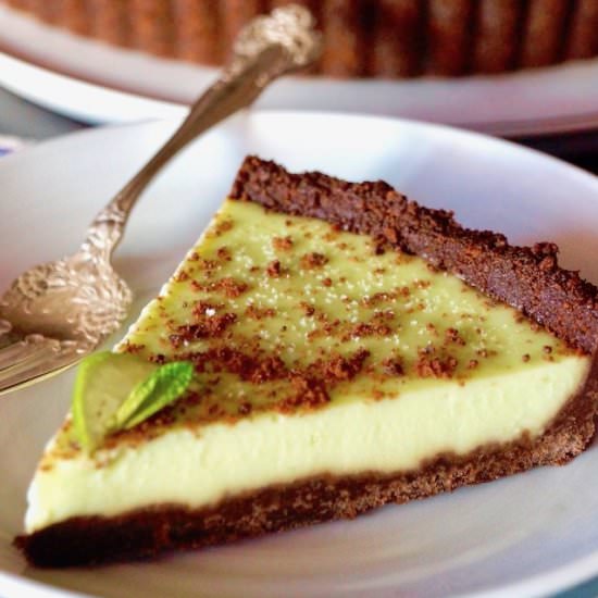 Thin Mint Key Lime Tart - Recipe photo by cookingontheweekends