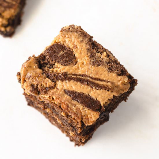 Marbled Peanut Butter Brownies - Recipe photo by Mealswithmaggie