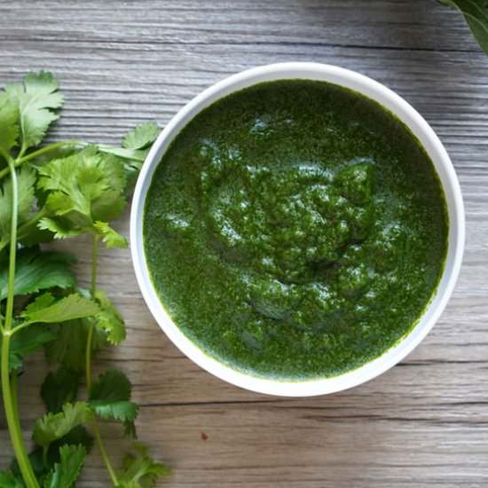 Cilantro Mint Chutney - Recipe photo by dessarts