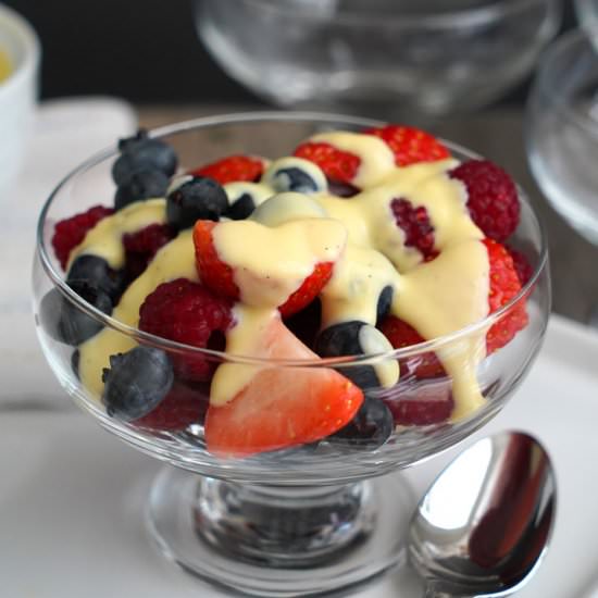 Vanilla Custard Sauce - Recipe photo by dessarts