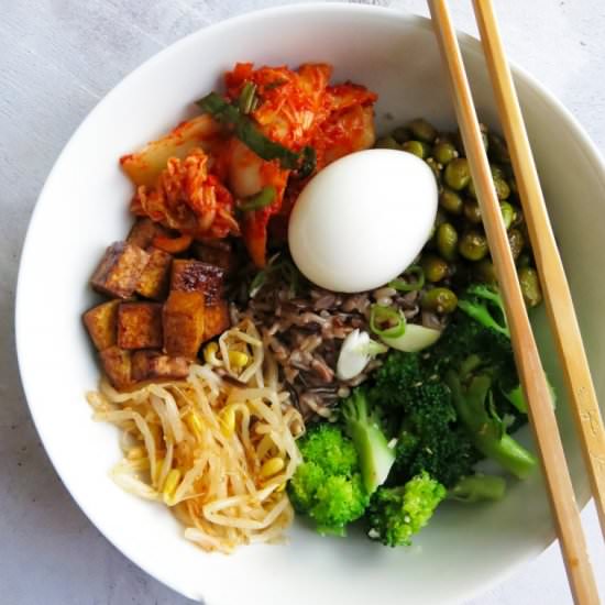Korean Veggie Bowl - Recipe photo by olivesandlamb