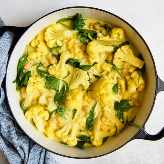 Cauliflower Curry - Recipe photo by healthynibblesandbits