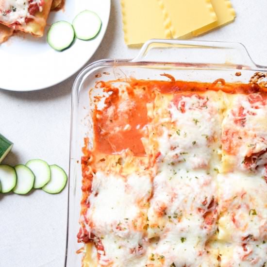 Easy Zucchini Lasagna Roll-Ups - Recipe photo by wellnessforwomanhood