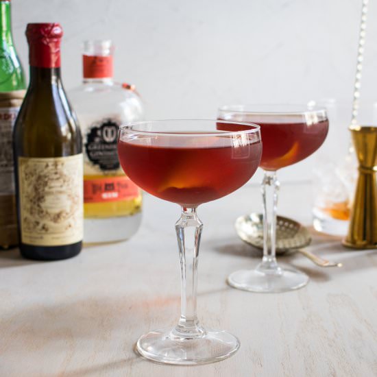 The Martinez Cocktail - Recipe photo by Beyond Reproach