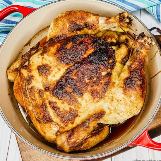 Dutch Oven Roasted Chicken - Recipe photo by Lois_WalkingOnSunshineRecipes