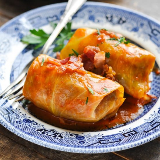 Stuffed Cabbage Rolls - Recipe photo by The Seasoned Mom