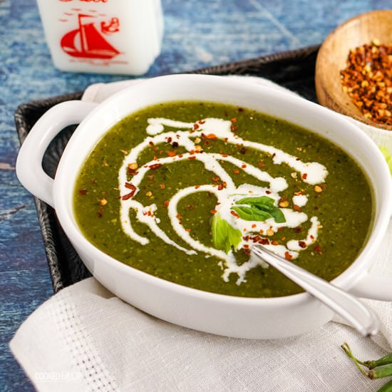 Vegan Green Detox Soup - Recipe photo by cookedbyjulie