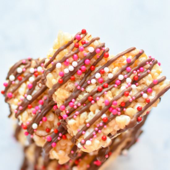 Sprinkle Rice Krispie Treats - Recipe photo by Theperksofbeingus