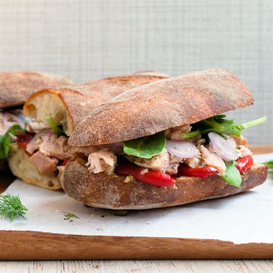 Tuna nicoise sandwich - Recipe photo by cherryonmysundae