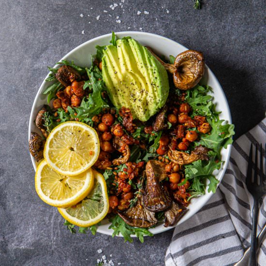 Spicy Chickpea Salad - Recipe photo by pageandplate