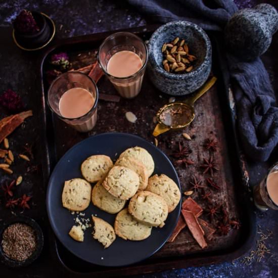 Jeera Shortbread - Recipe photo by tiffinandteaofficial