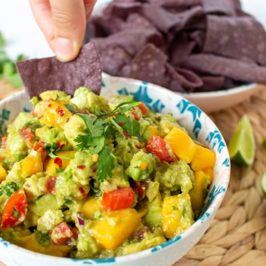 The Best Mango Guacamole Ever - Recipe photo by maddysavenue