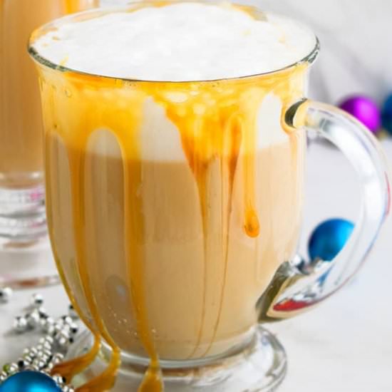 Homemade Caramel Latte - Recipe photo by Cakewhiz