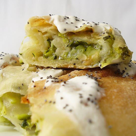 Zucchini and Parmesan Phyllo Cake - Recipe photo by 2pots2cook