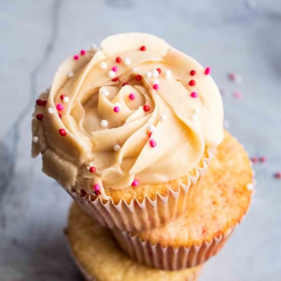 Gluten Free Citrus Sponge Cupcakes - Recipe photo by OffTheWheatenPath