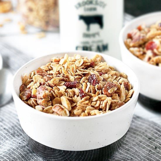 Homemade Granola - Recipe photo by noshingwiththenolands