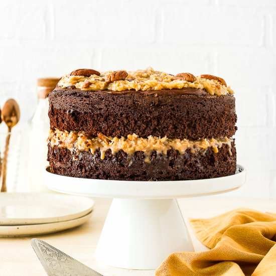 Eggless German Chocolate Cake - Recipe photo by Mommys Home Cooking