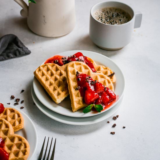 Waffle Recipe - Recipe photo by MunchkinTime