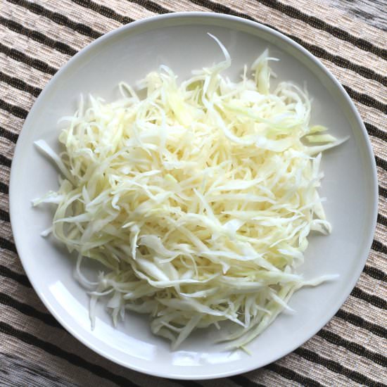 Vinegar Coleslaw - Recipe photo by adashofzest