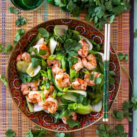 Thai Shrimp and Bok Choy - Recipe photo by primalwellnesscoach