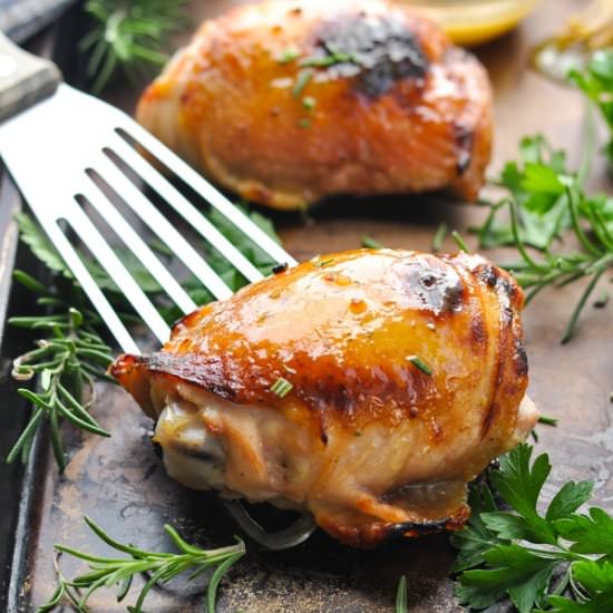 Honey Mustard Chicken - Recipe photo by The Seasoned Mom