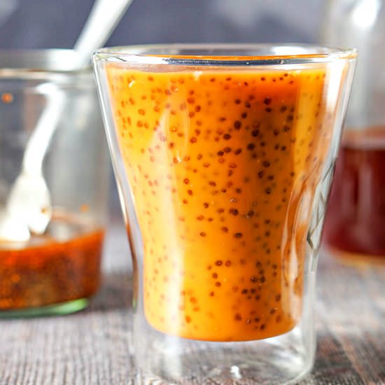 Low Carb Thai Tea Chia Seed Drink - Recipe photo by MyLifeCookbook