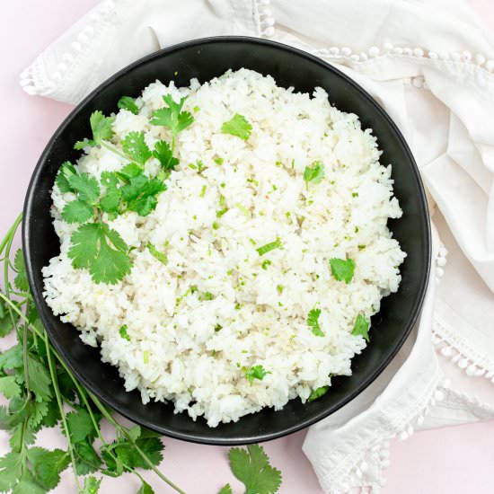 Coconut Lime Jasmine Rice - Recipe photo by SprinklesandSeaSalt