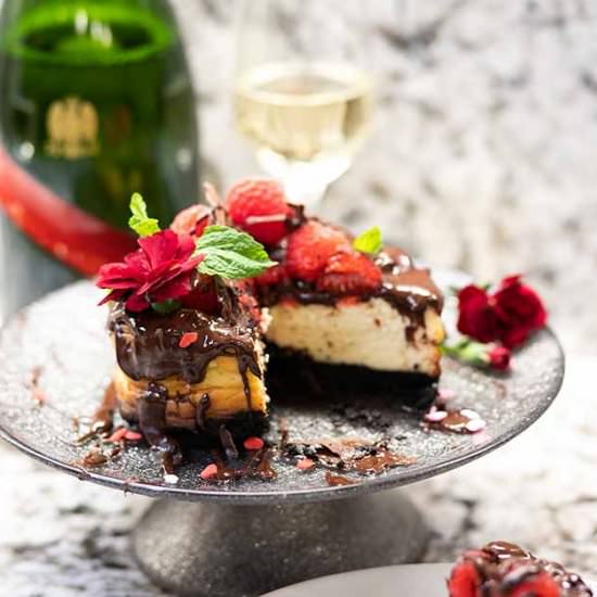 Keto Valentine's Day Cheesecake - Recipe photo by healnourishgrow