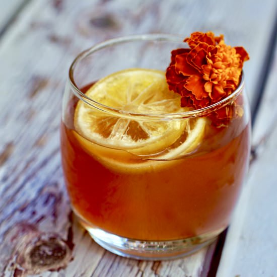 Hibiscus Rum Punch - Recipe photo by simmerandsauce