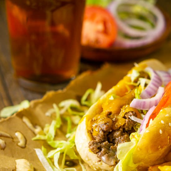 Cheeseburger Sub With Special Sauce - Recipe photo by Burrata and Bubbles