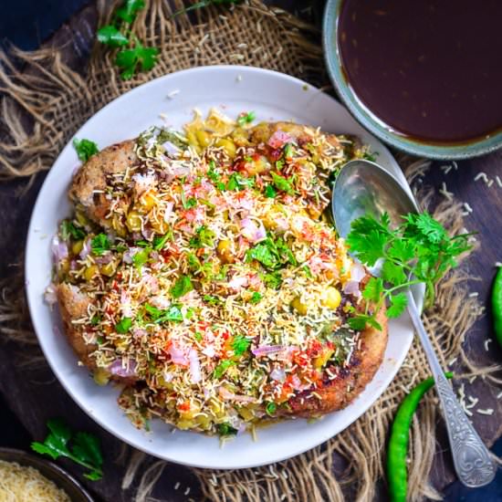 Ragda Pattice - Recipe photo by Whiskaffair