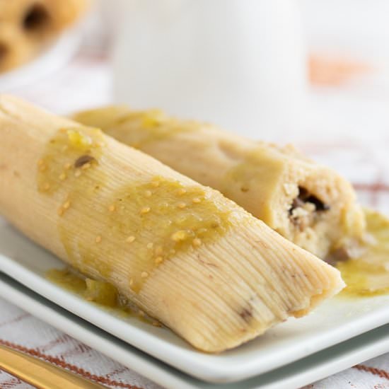 Vegan Mushroom Tamales! - Recipe photo by plant.well