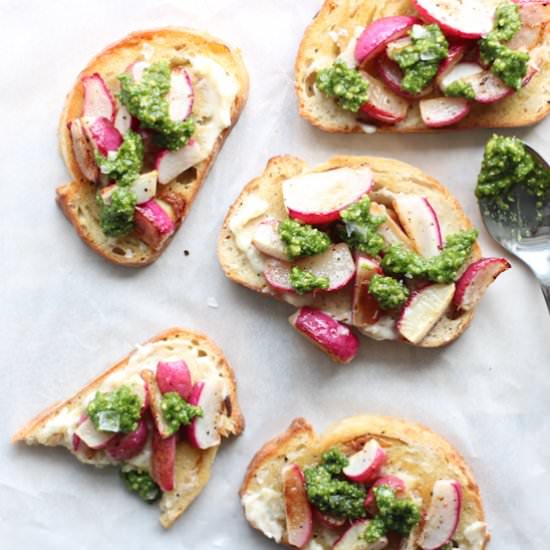 What to do with radish greens! - Recipe photo by servingtonight