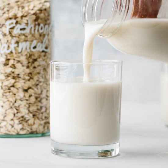 How To Make Oat Milk - Recipe photo by Downshiftology