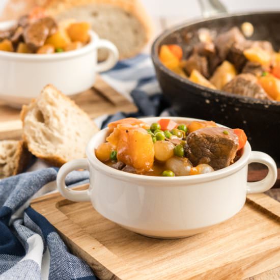 Skillet Guinness Beef Stew - Recipe photo by KyleeCooks