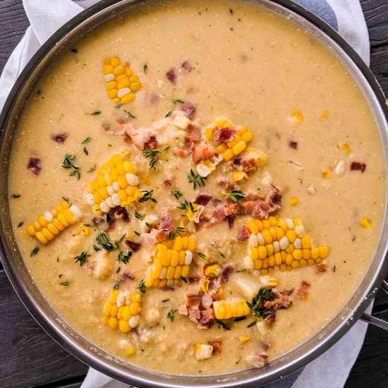 Corn Chowder - Recipe photo by dwardcooks