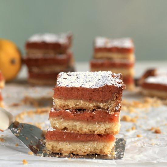 guava lemon bars - Recipe photo by davebakes