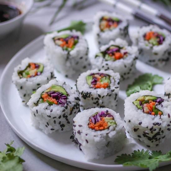 Vegan Sushi Inside-Out - Recipe photo by veggi.es