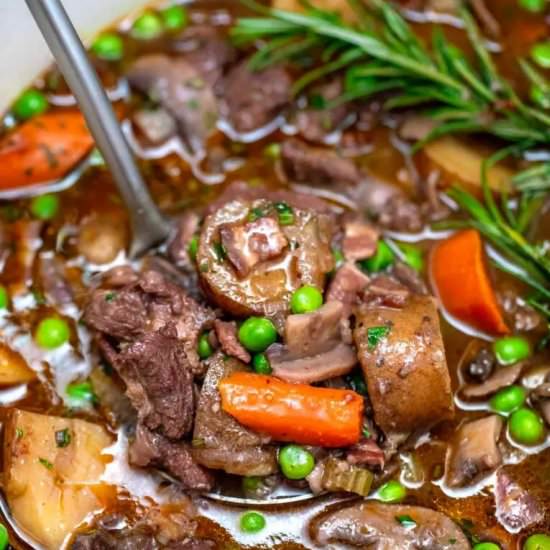 Lamb Stew - Recipe photo by peasandpeonies